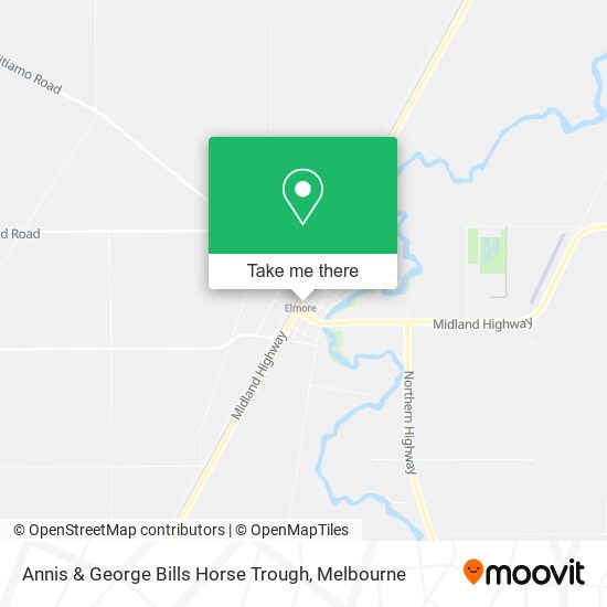 Annis & George Bills Horse Trough map