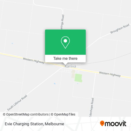 Evie Charging Station map