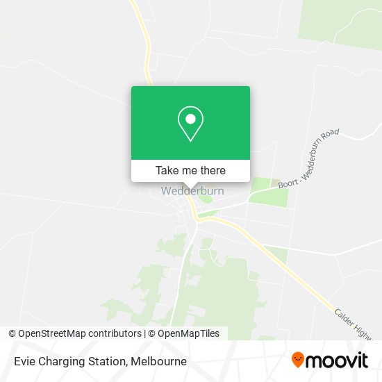 Evie Charging Station map