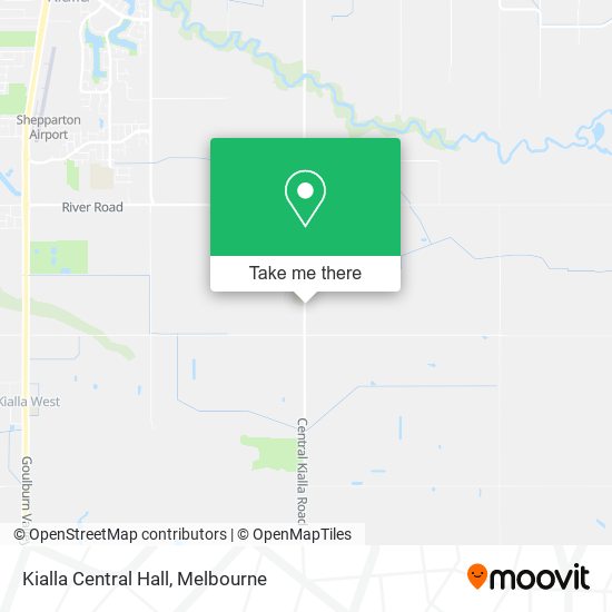 Kialla Central Hall map