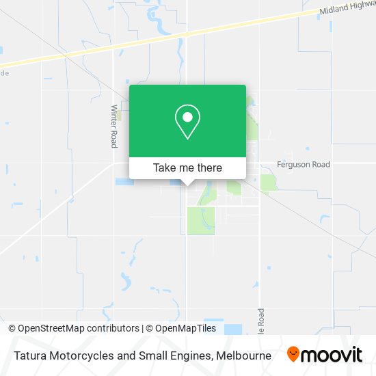 Tatura Motorcycles and Small Engines map