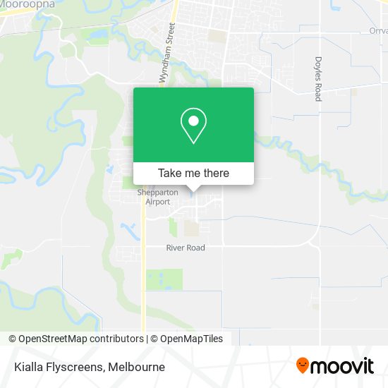 Kialla Flyscreens map