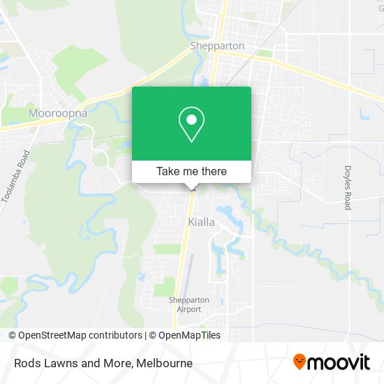Rods Lawns and More map