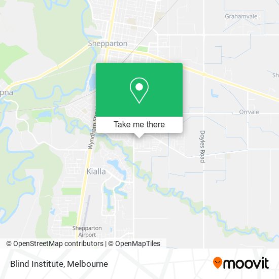 Blind Institute map
