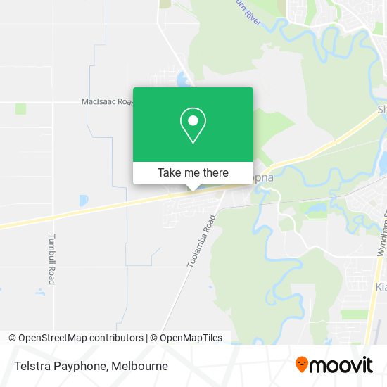 Telstra Payphone map