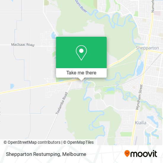 Shepparton Restumping map