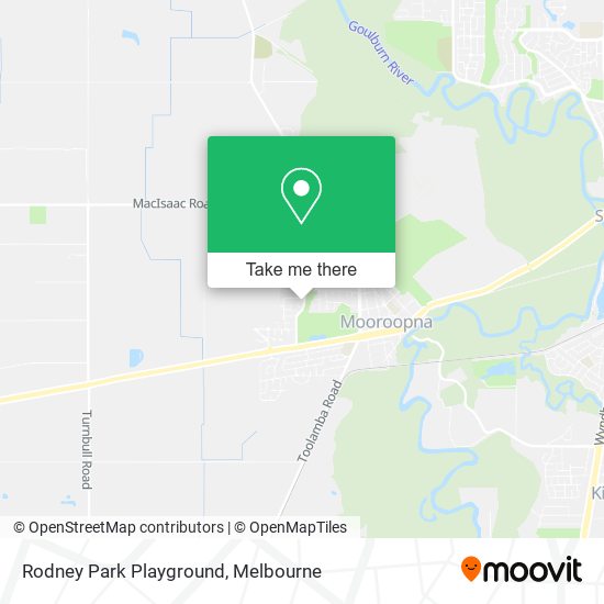 Rodney Park Playground map