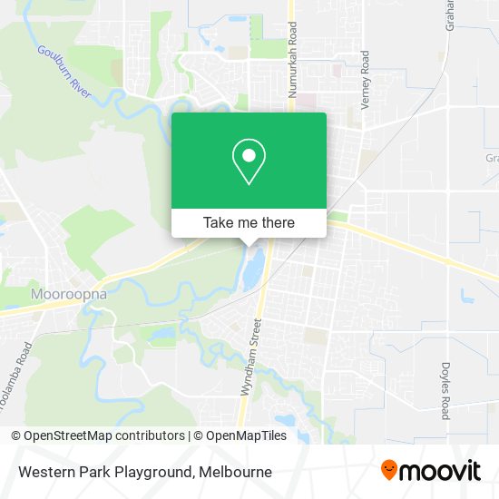 Western Park Playground map