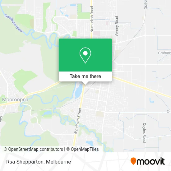 Mapa Rsa Shepparton
