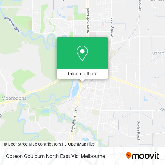 Opteon Goulburn North East Vic map