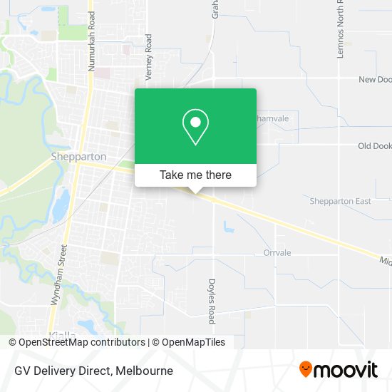 GV Delivery Direct map