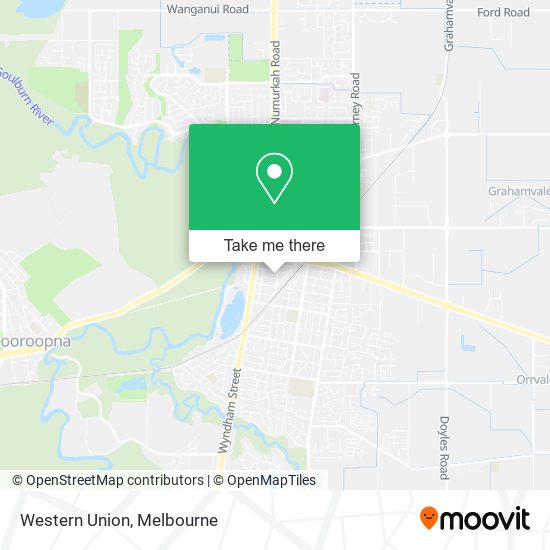 Western Union map