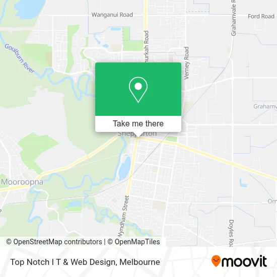 Mapa Top Notch I T & Web Design