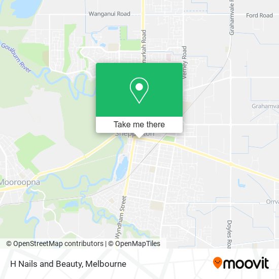 H Nails and Beauty map
