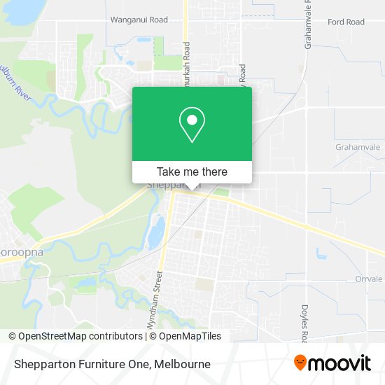 Shepparton Furniture One map