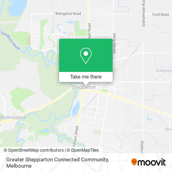 Greater Shepparton Connected Community map