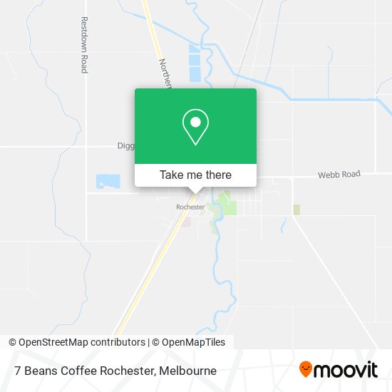 7 Beans Coffee Rochester map