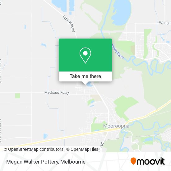 Megan Walker Pottery map