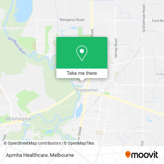 Apmha Healthcare map