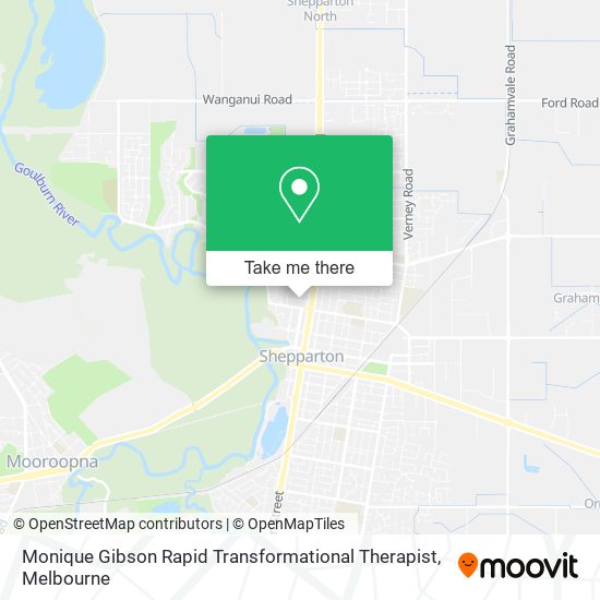 Monique Gibson Rapid Transformational Therapist map