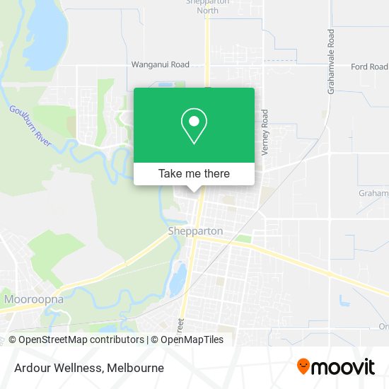 Ardour Wellness map