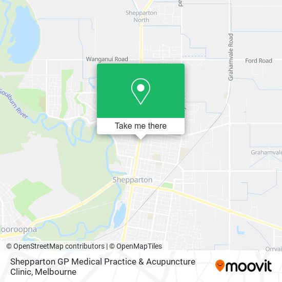 Mapa Shepparton GP Medical Practice & Acupuncture Clinic