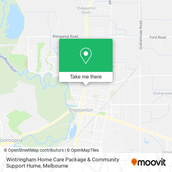 Wintringham Home Care Package & Community Support Hume map