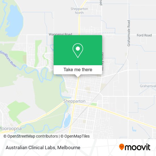 Australian Clinical Labs map