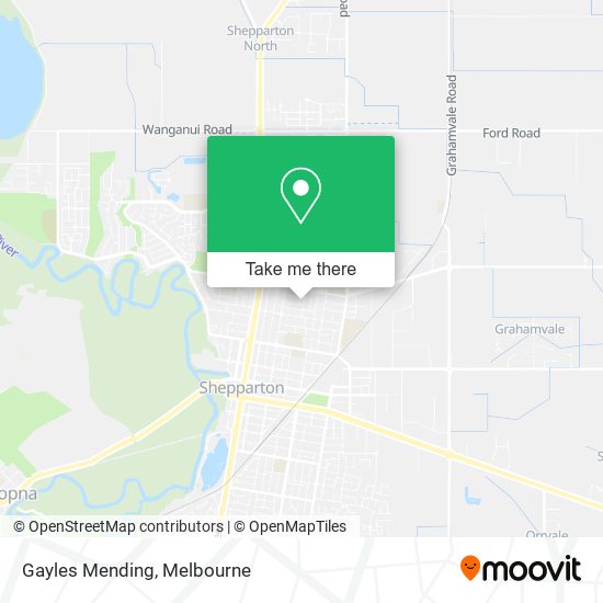Gayles Mending map