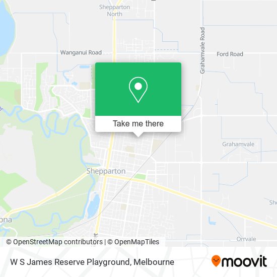 W S James Reserve Playground map