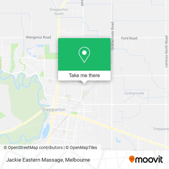 Mapa Jackie Eastern Massage