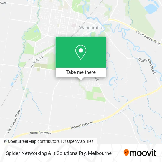 Mapa Spider Networking & It Solutions Pty