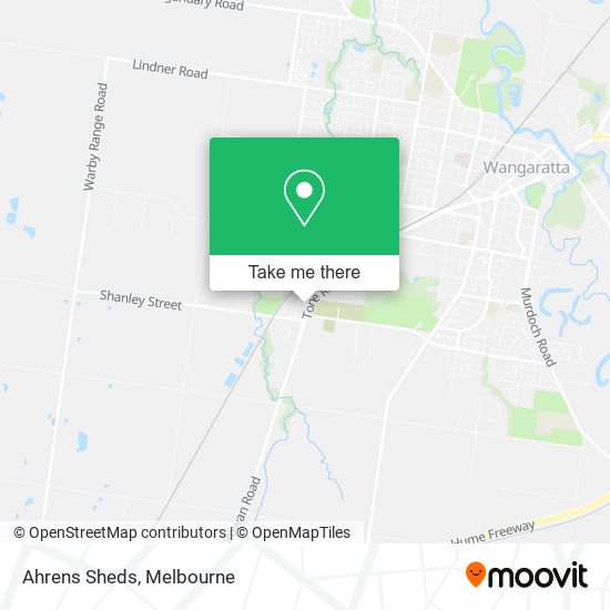 Ahrens Sheds map