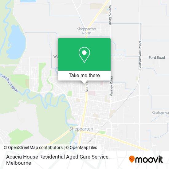 Acacia House Residential Aged Care Service map