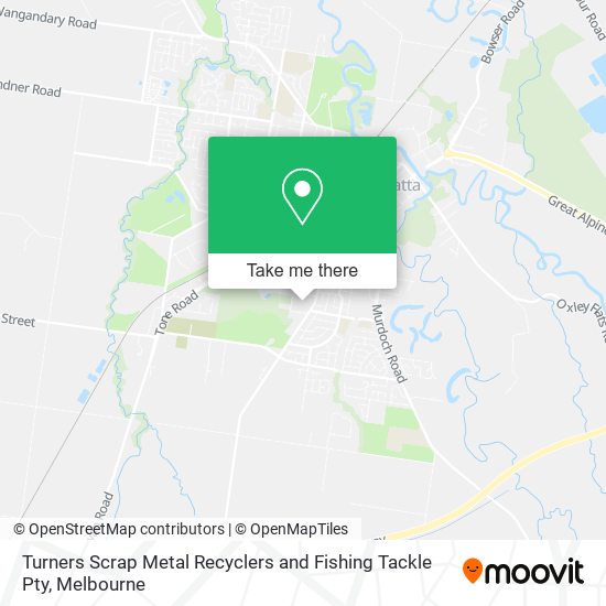 Turners Scrap Metal Recyclers and Fishing Tackle Pty map