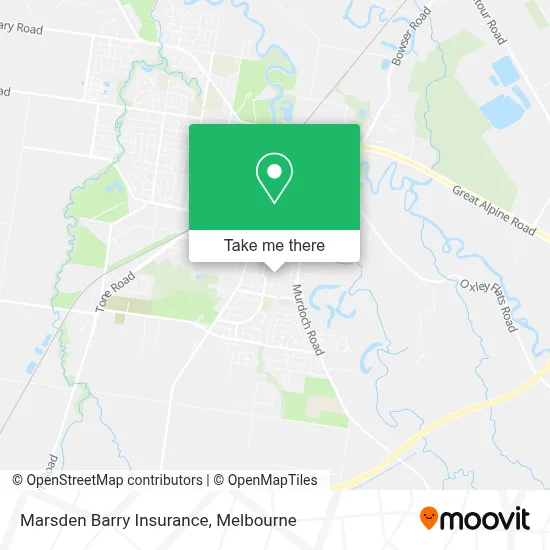 Mapa Marsden Barry Insurance