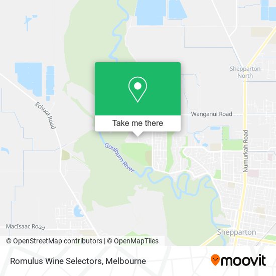 Romulus Wine Selectors map