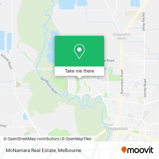 McNamara Real Estate map