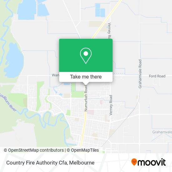 Country Fire Authority Cfa map