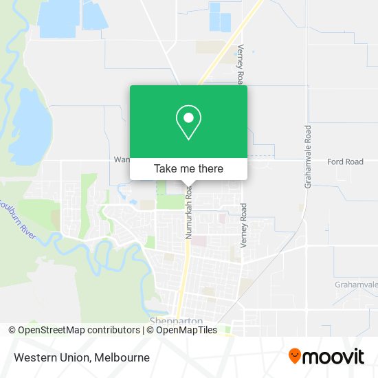 Western Union map