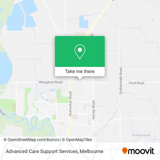 Advanced Care Support Services map
