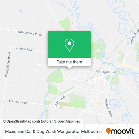 Maxishine Car & Dog Wash Wangaratta map