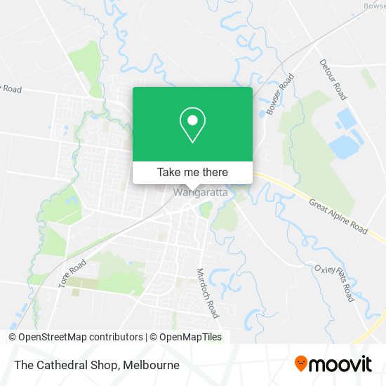 The Cathedral Shop map