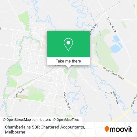 Chamberlains SBR Chartered Accountants map