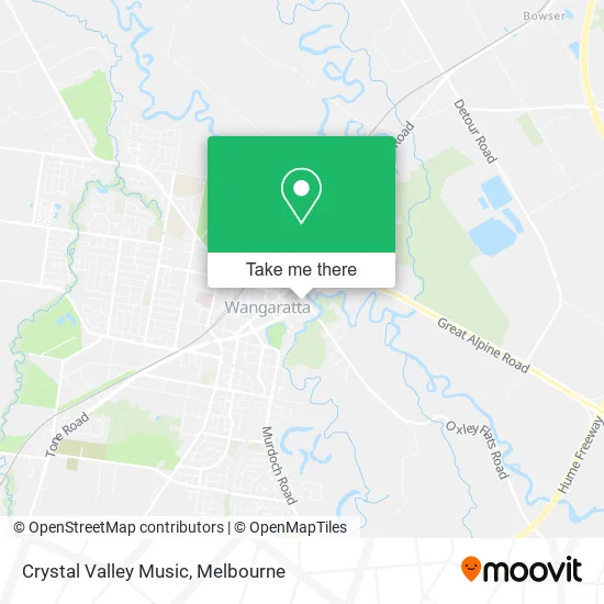 Crystal Valley Music map