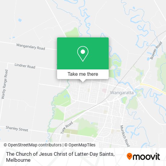The Church of Jesus Christ of Latter-Day Saints map
