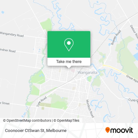 Coonooer CtSwan St map