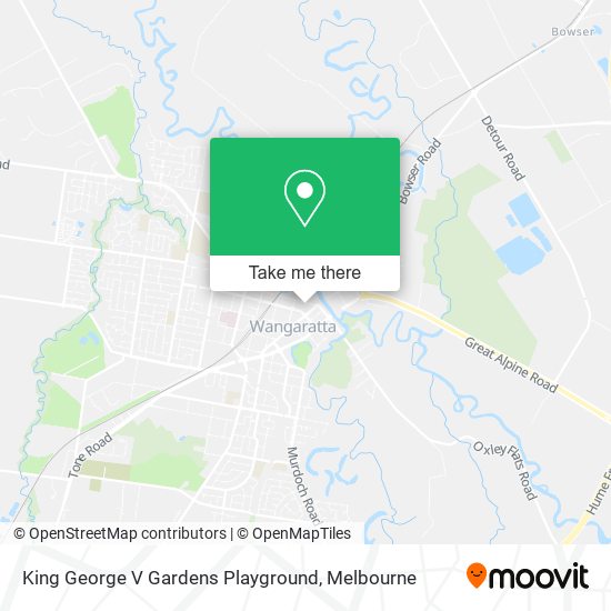 King George V Gardens Playground map