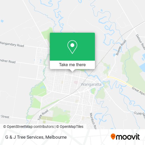 G & J Tree Services map