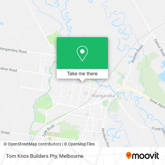 Tom Knox Builders Pty map